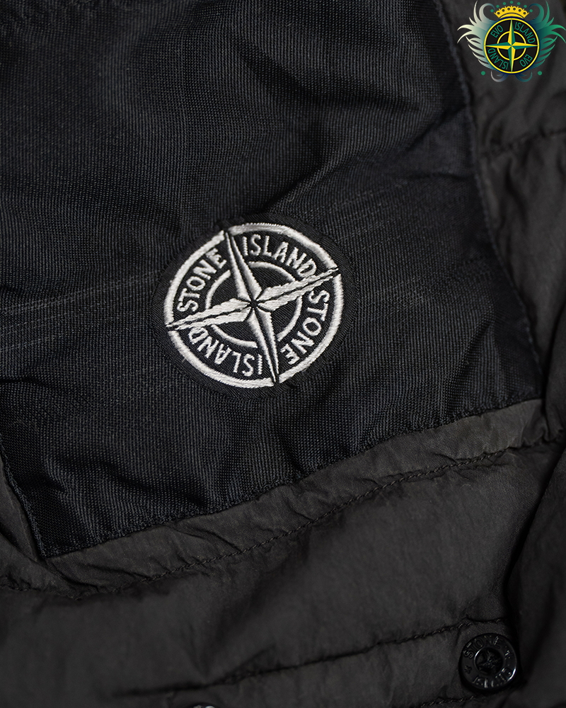 Stone Island Nylon Sheen Down Jacket Green - M