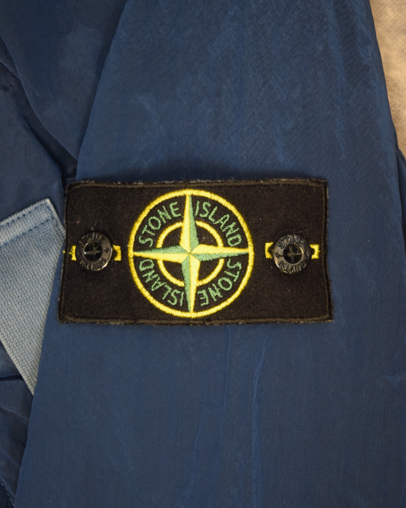 Stone Island Nylon Metal Double Layer Overshirt Blue detail view