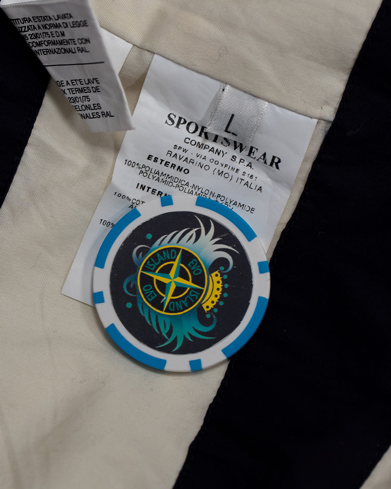 Stone Island Vintage Denims Down Jacket Navy Blue