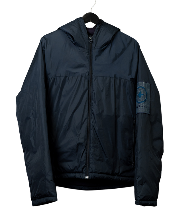 Stone Island Vintage Denims Down Jacket Navy Blue