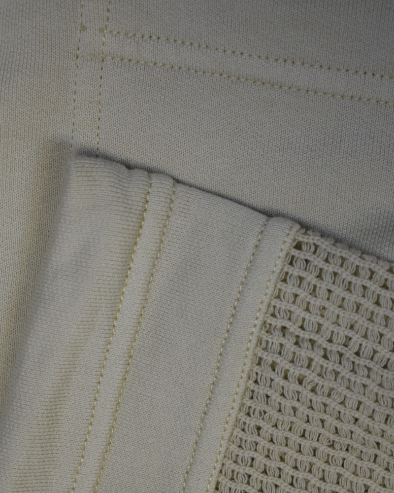 Stone Island Shadow Project Mesh Trim Fleece joggers detail view