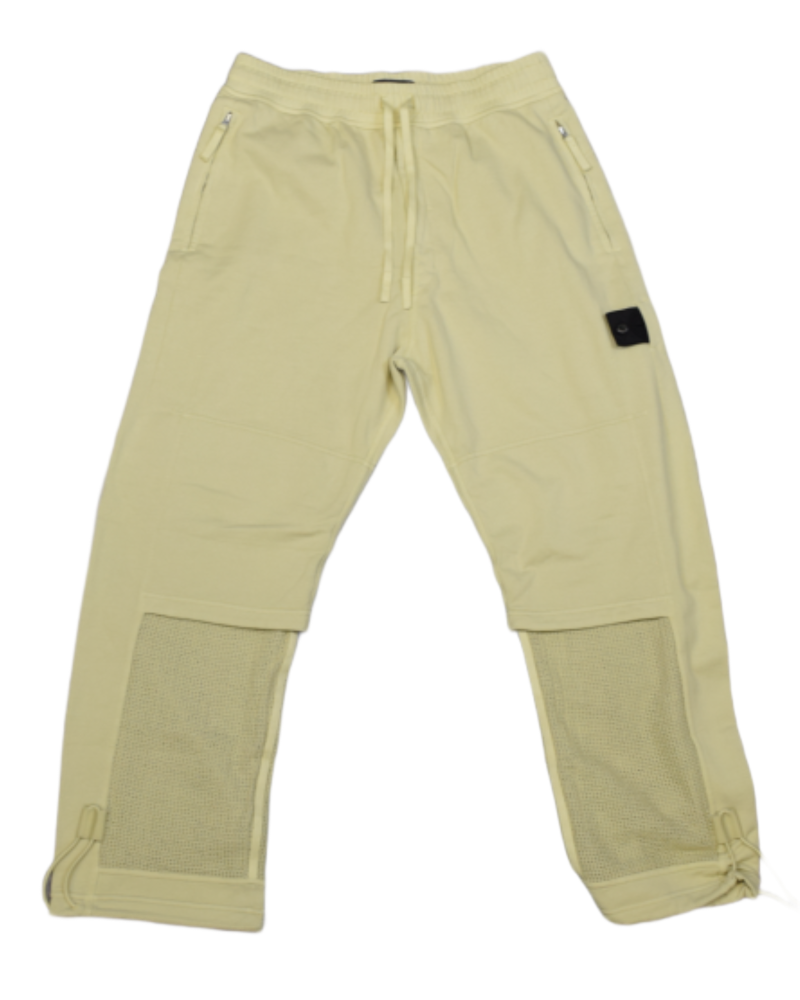 Stone Island Shadow Project Mesh Trim Fleece joggers front view