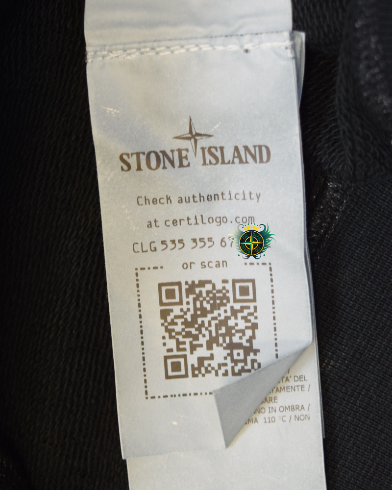 Stone Island OVD Crewneck Sweater Black detail view