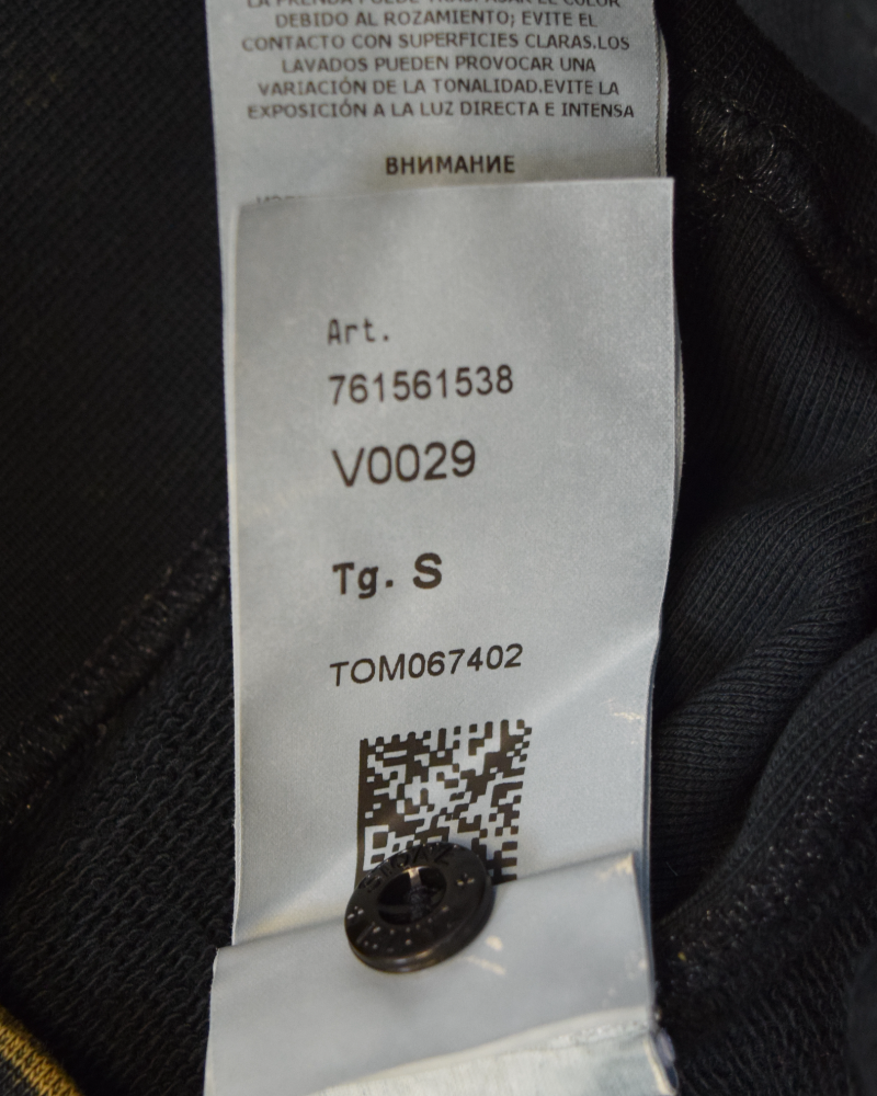 Stone Island OVD Crewneck Sweater Black detail view