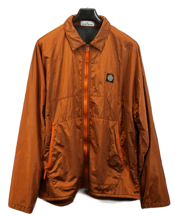 Stone island Ripstop OverShirt Orange front view