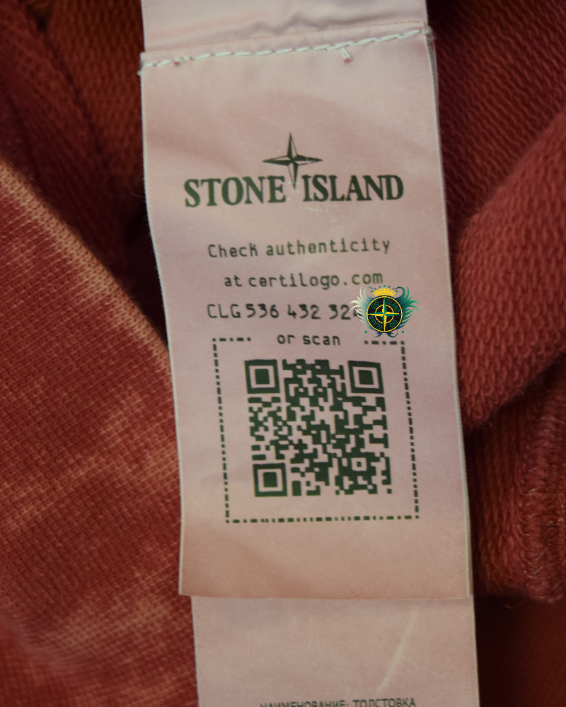Stone Island OVD Crewneck Sweatshirt Red detail view