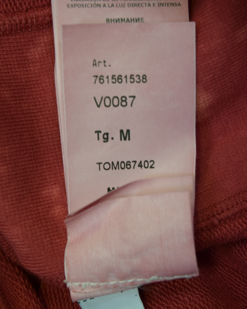 Stone Island OVD Crewneck Sweatshirt Red detail view