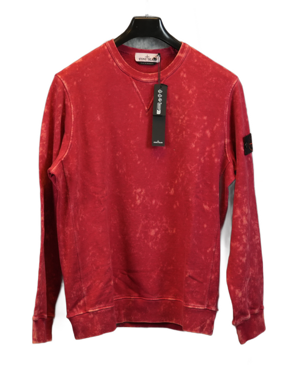 Stone Island OVD Crewneck Sweatshirt Red front view