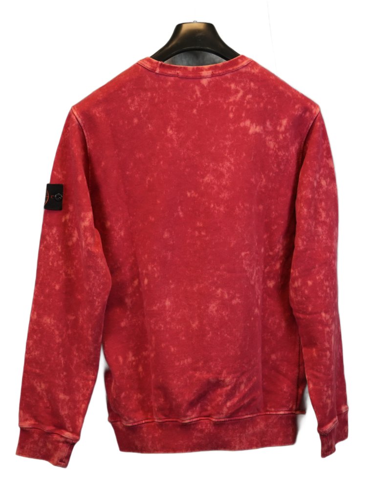Stone Island OVD Crewneck Sweatshirt Red back view