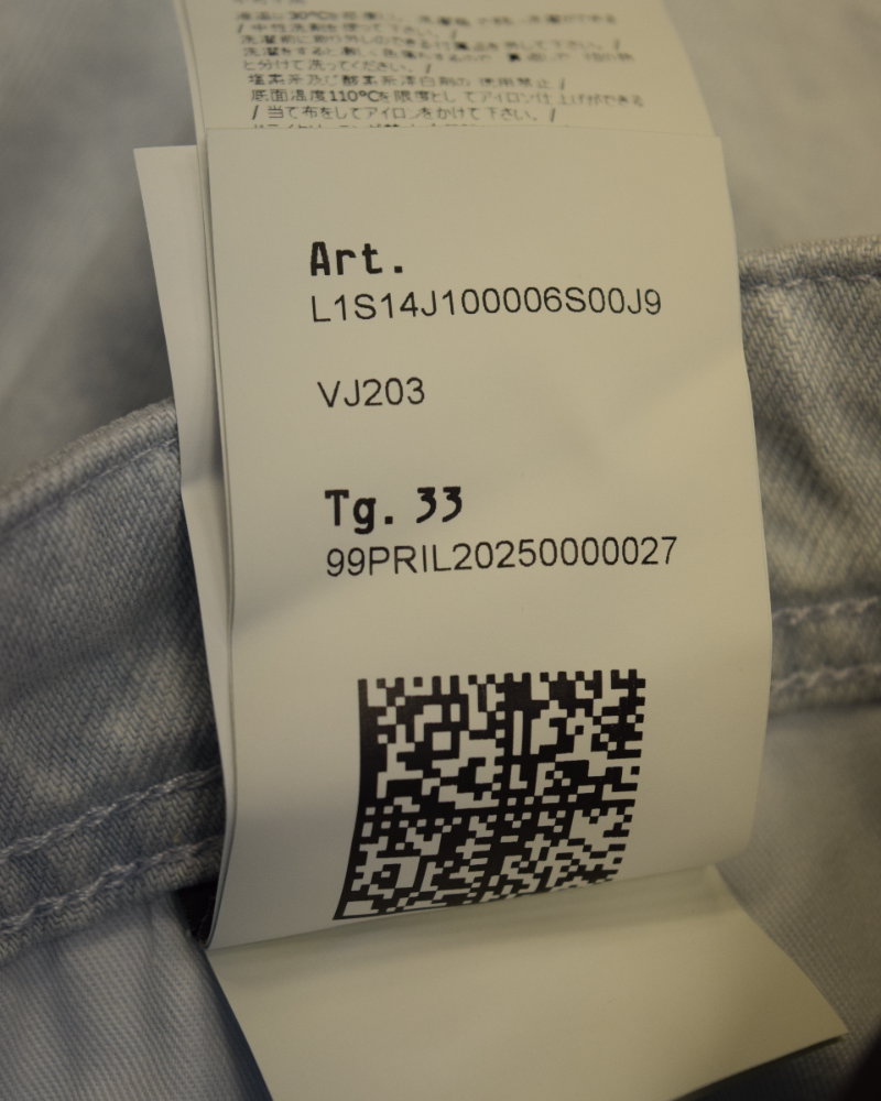 Stone Island Indigo Denim Ultra Bleach Loose light blue detail view