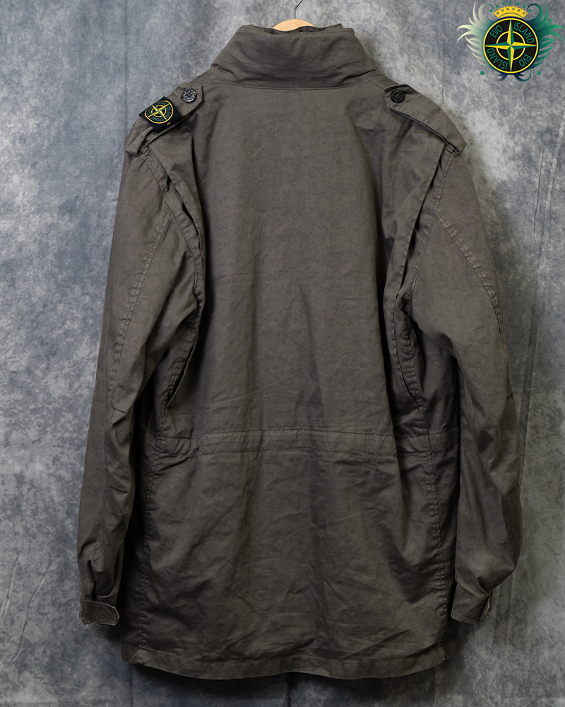 Stone Island 2005 Lino Mixed Field jacket Khaki - XL
