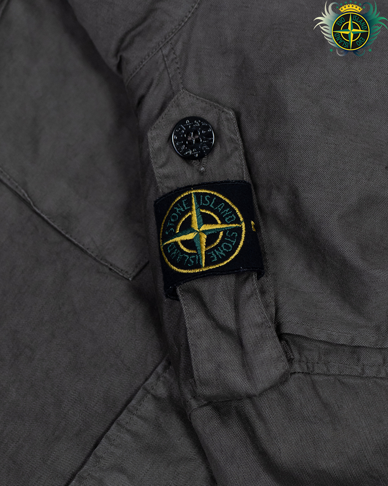 Stone Island 2005 Lino Mixed Field jacket Khaki - XL