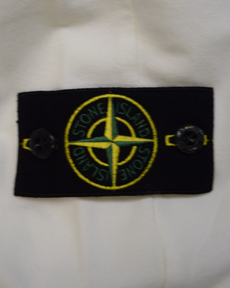 Stone Island Zip Up Jacket White detail view