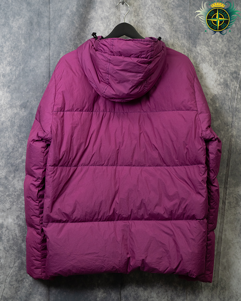 Stone Island Crinkle Reps NY Down Jacket Purple - L