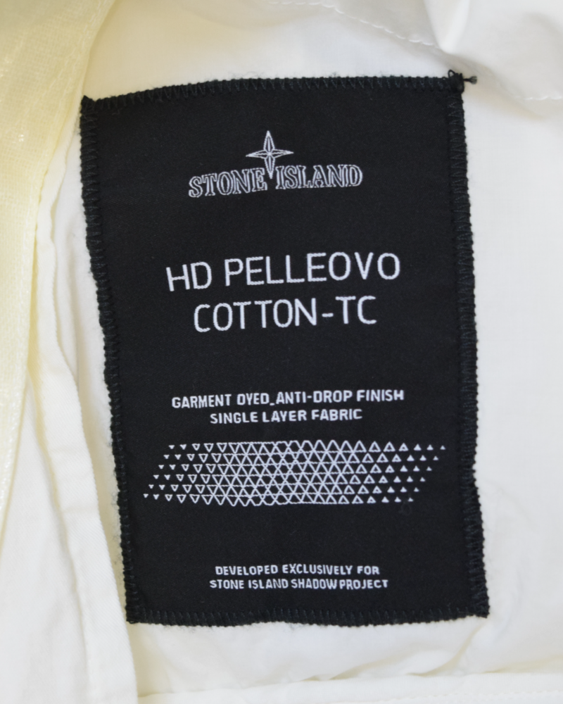 Stone Island Shadow project Hd Pelleovo Cotton- TC Bomber Jacket detail view