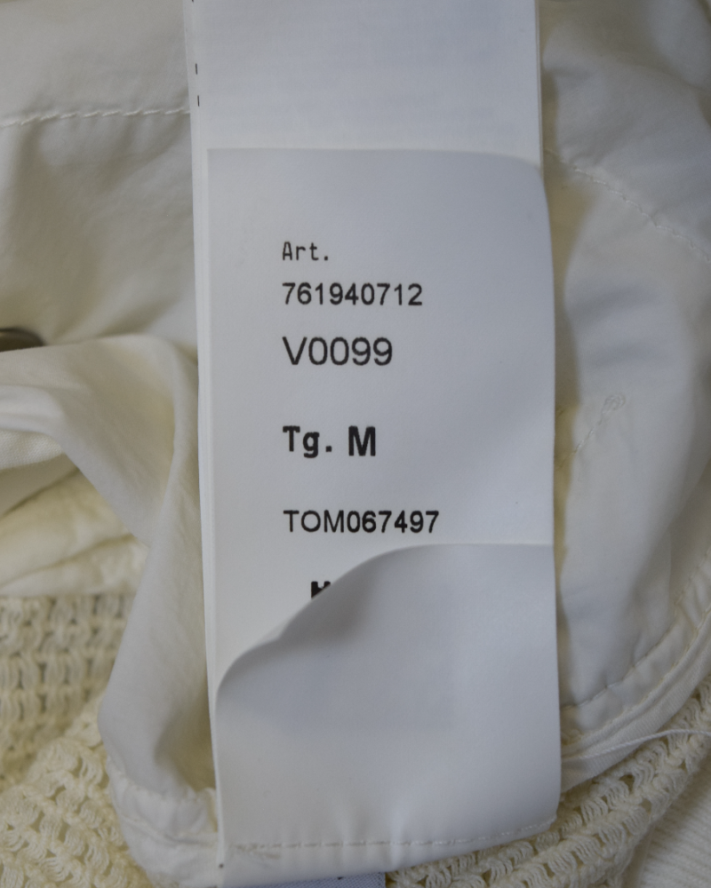 Stone Island Shadow project Hd Pelleovo Cotton- TC Bomber Jacket detail view