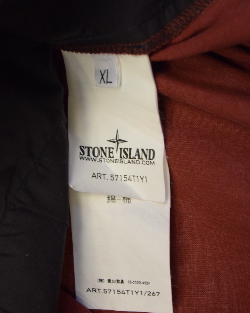 Stone Island 30 Anni Tela Stella Smock Navy Blue detail view