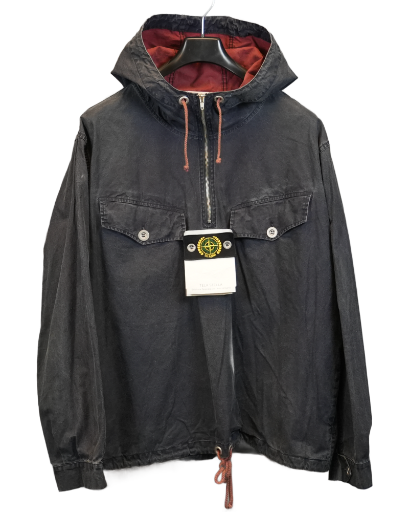 Stone Island 30 Anni Tela Stella Smock Navy Blue front view