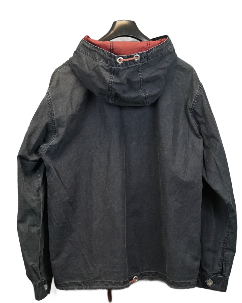 Stone Island 30 Anni Tela Stella Smock Navy Blue back view