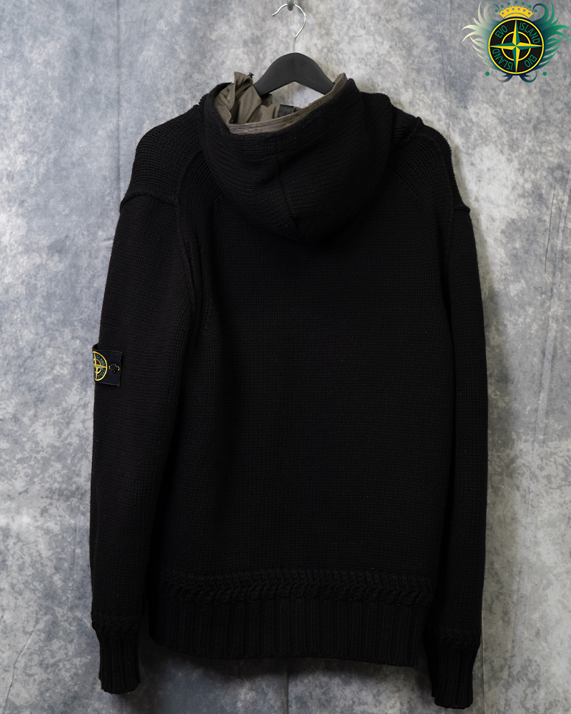 Stone Island Reversible President Knit Black - XL
