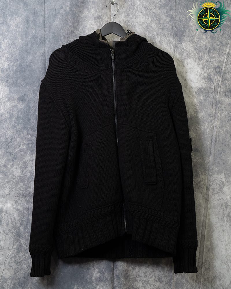 Stone Island Reversible President Knit Black - XL