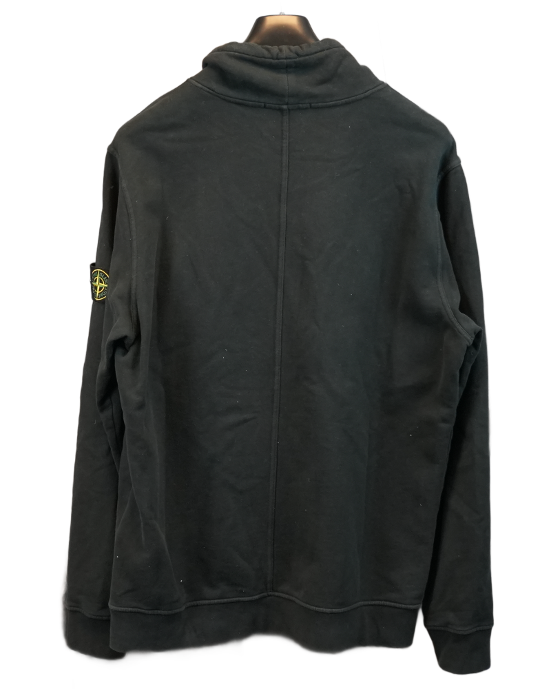 Stone Island Multipocket Smock Sweatshirt Black back view