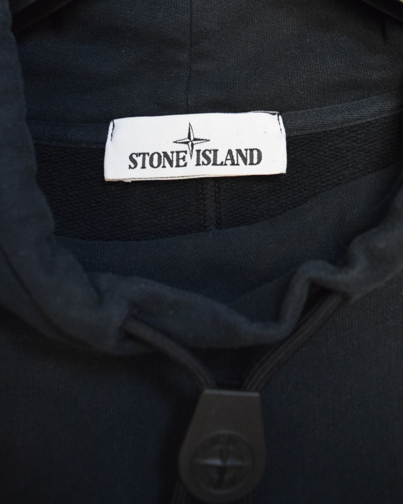 Stone Island Multipocket Smock Sweatshirt Black detail view