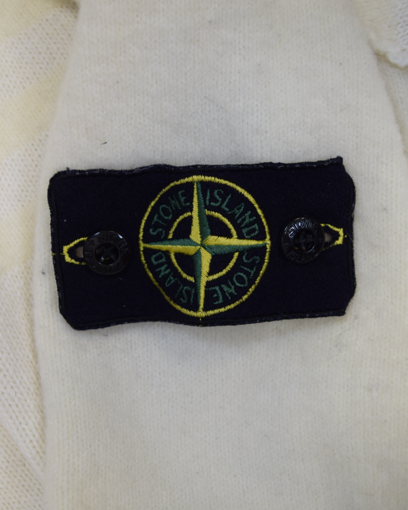 Stone Island Lana/Alpaca Woll Knit Cream detail view