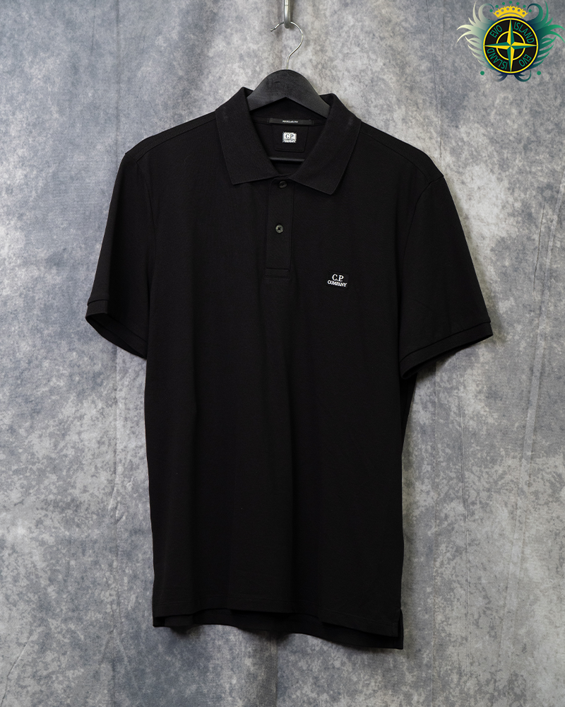 C.P Company Polo Shirt Black - M