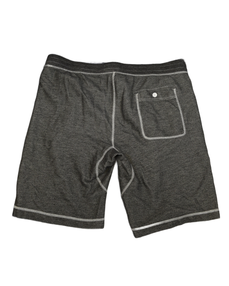Stone Island Contrast Stitch Shorts Grey back view