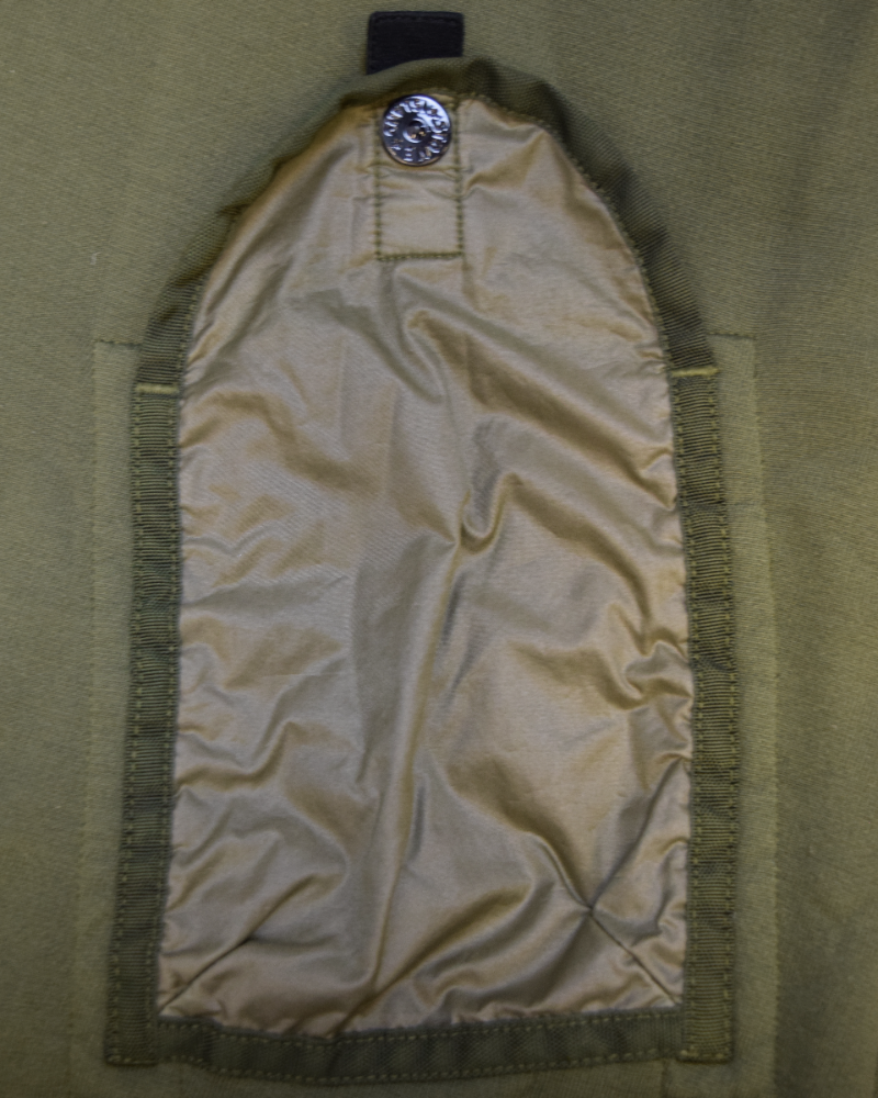 Stone Island Nylon Pocket Crewneck Sweatshirt Green detail view