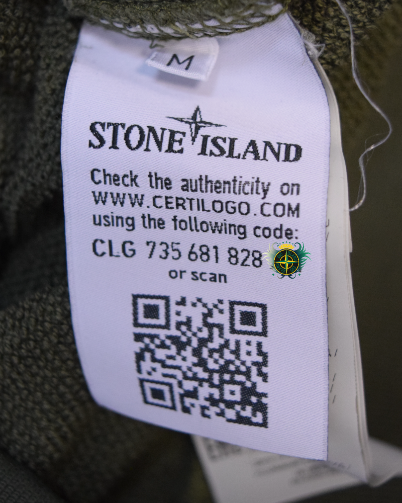 Stone Island Nylon Pocket Crewneck Sweatshirt Green detail view