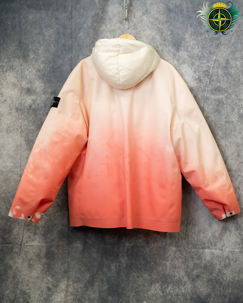Stone Island Poly Strata Ice Jacket Pink - XL