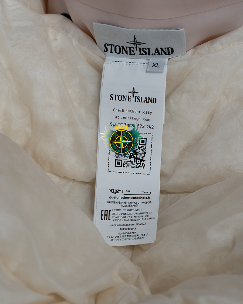 Stone Island Poly Strata Ice Jacket Pink - XL