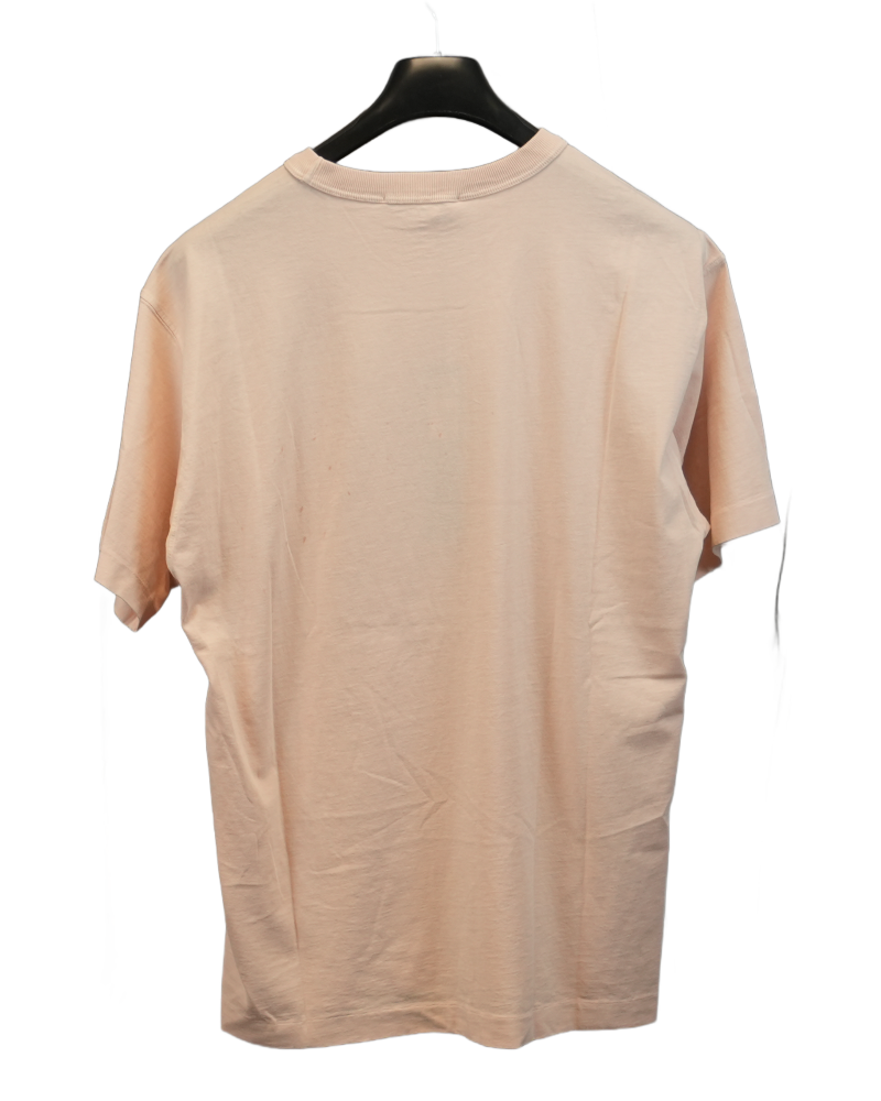 Stone Island Embroidered Logo T-Shirt Light Pink back view