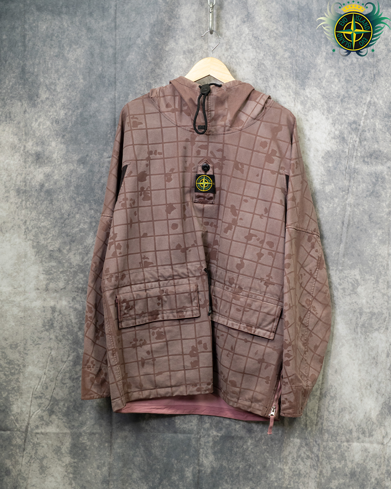 Stone Island Tela Flock-TC With Ghille Laser Camo Jacket Pink - XL