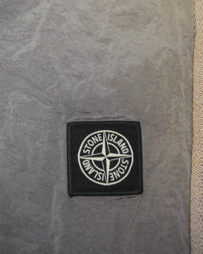 Stone Island Nylon Metal Patch Project Swim Shorts Mauve detail view