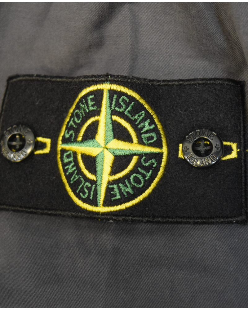 Stone Island Bellows Pocket garbadine Smock detail view