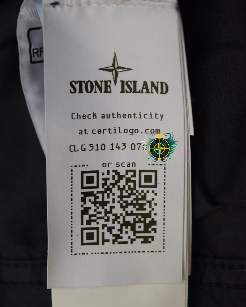 Stone Island Bellows Pocket garbadine Smock detail view