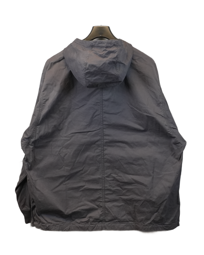 Stone Island Bellows Pocket garbadine Smock back view