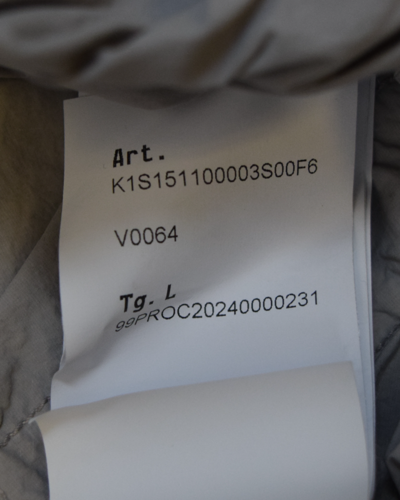 Stone Island Ghost Piece Camicia Overshirt Grey detail view
