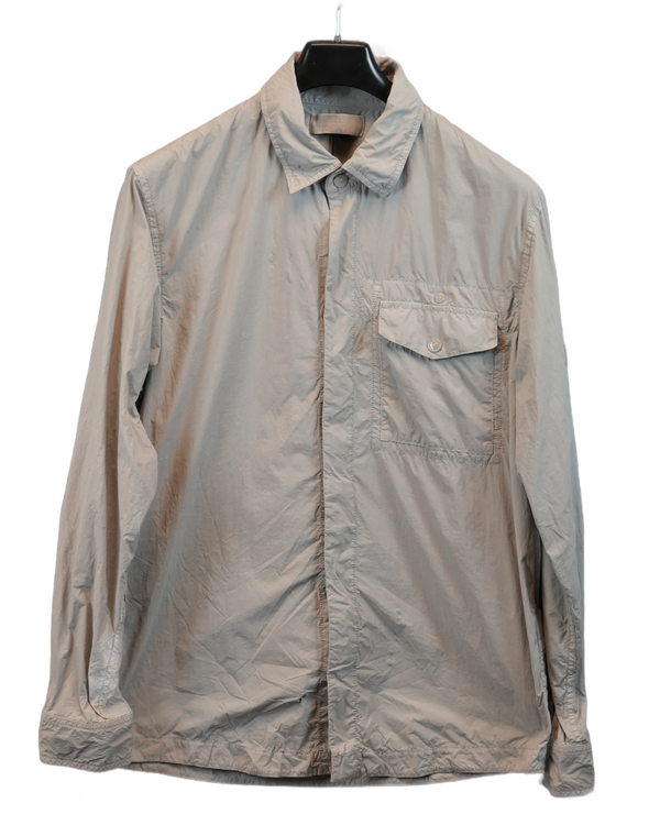 Stone Island Ghost Piece Camicia Overshirt Grey front view