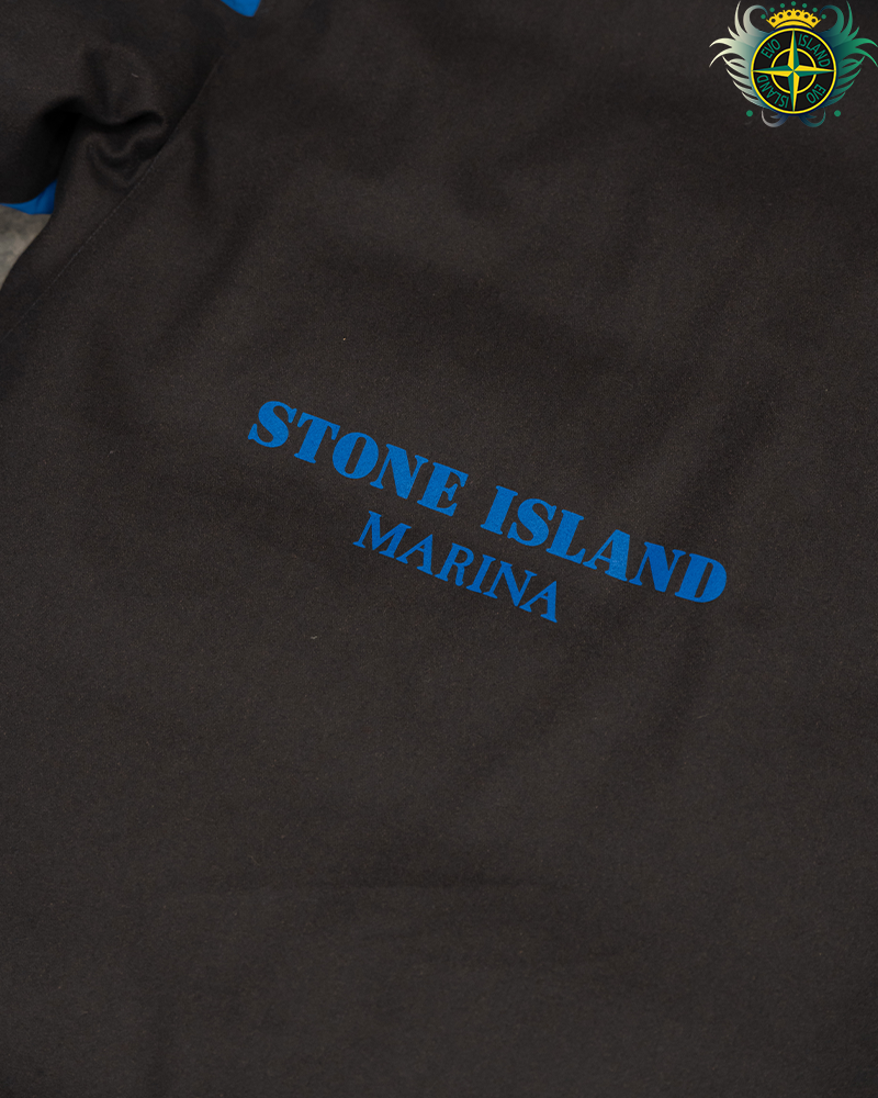 Stone Island Plated Reflective Marina Down Jacket Blue - S