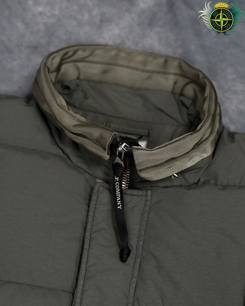 C.P Company X Throwing Fits Down Jacket Green - M