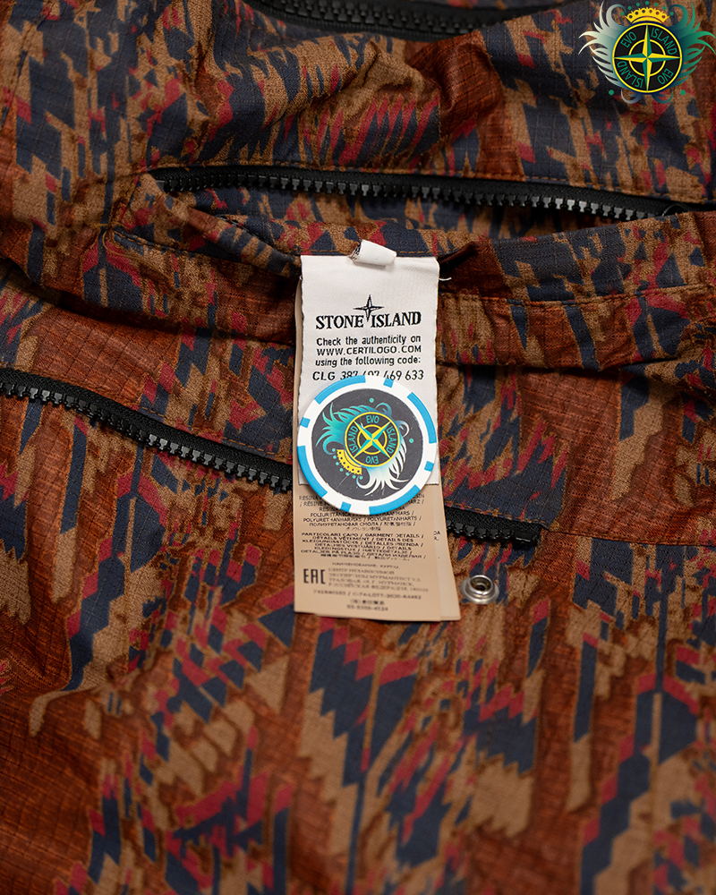 Stone Island Shadow Project DPM Ripstop Devore Smock Red - XL