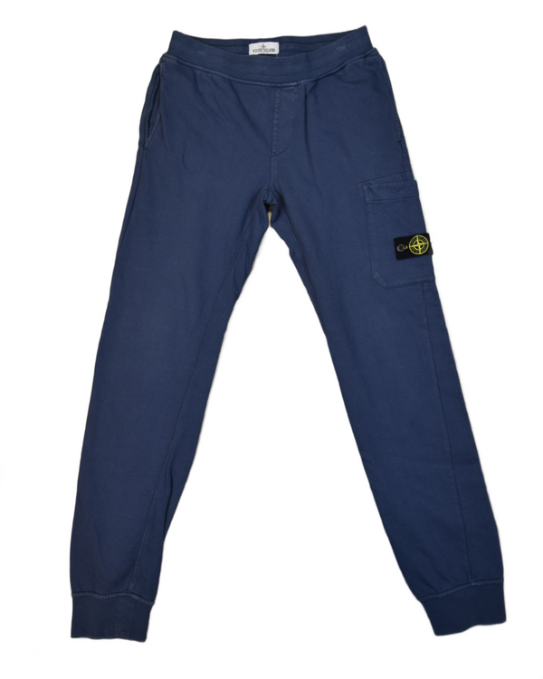 Stone island Junior Joggers blue front view