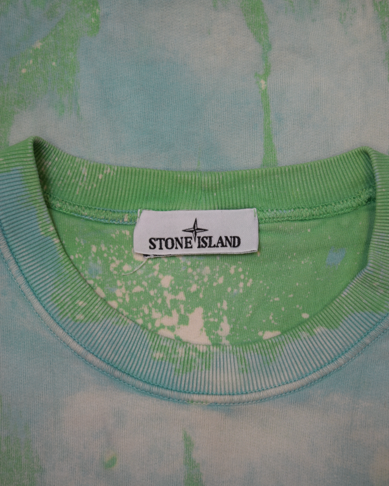 stone island X Snowbeast crewneck Custom back view