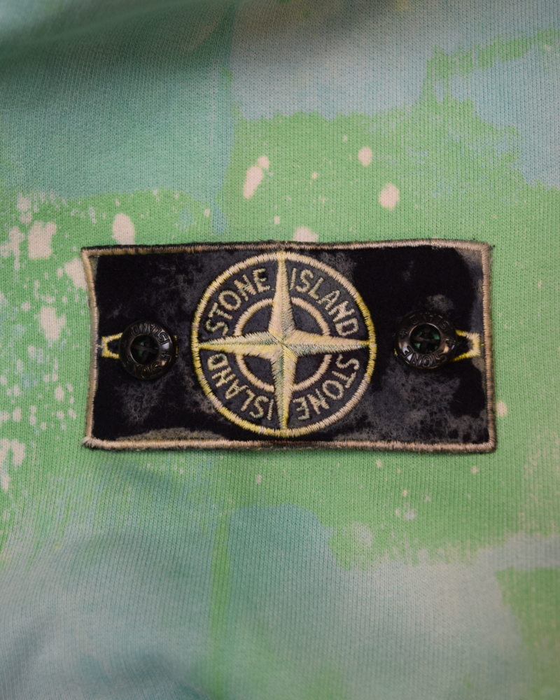 stone island X Snowbeast crewneck Custom detail view