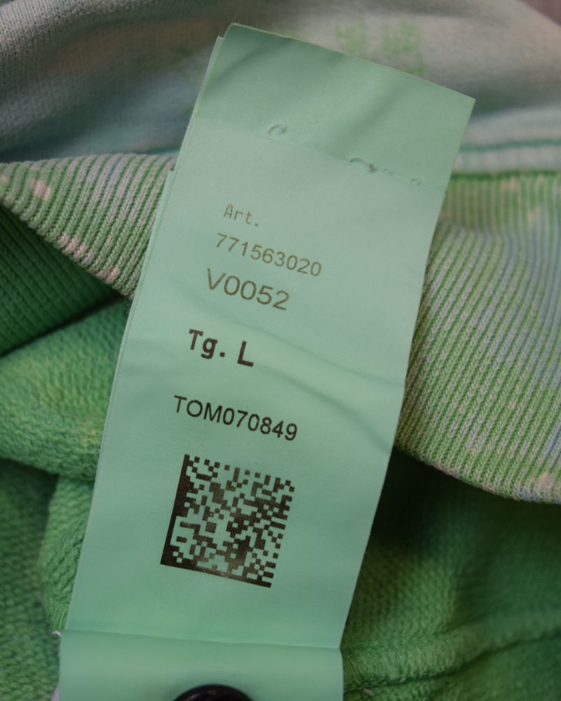 stone island X Snowbeast crewneck Custom detail view