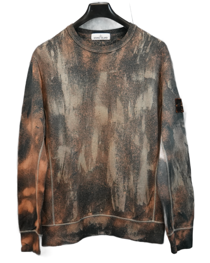 stone Island x Snowbeast Crewneck Grey front view